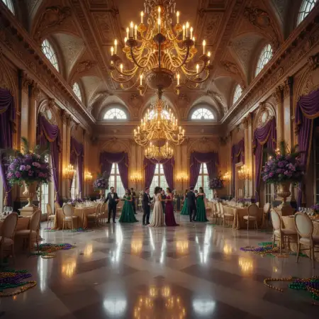 Mardi Gras Royal Theme Background Design - Free Mardi Gras Background Download