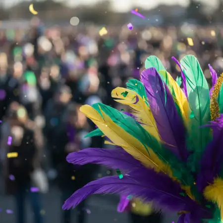 Mardi Gras Vibrant Color Splash Background - Free Mardi Gras Background Download