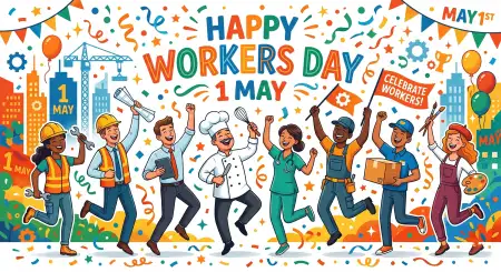 May Day Clipart Png Free Download - Free International Labor Day Wishes 2026 Download