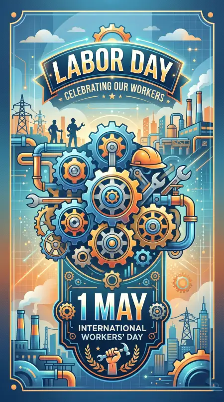 May Day Poster Images Hd Free - Free International Labor Day Wishes 2026 Download