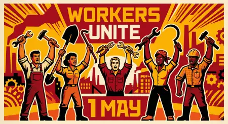 May Day Tribute Images For Workers - Free International Labor Day Wishes 2026 Download