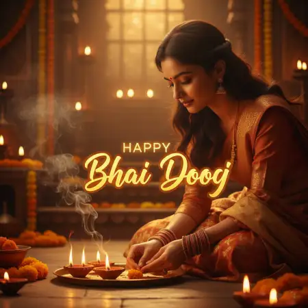 Meaningful Happy Bhai Dooj 2025 Wishes Sms Format - Free Happy Bhai Dooj 2025 Wishes Download