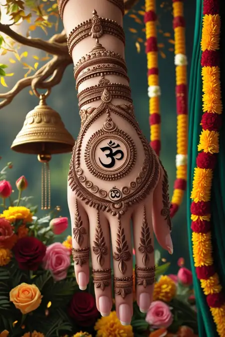 Mehndi Design For Hands And Legs Sawan Vrat - Free Sawan Somwari Mehndi Design Download