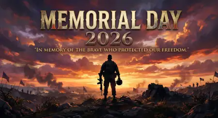Free Memorial Day 2026 Cinematic Usa Tribute Artwork Background Image Download