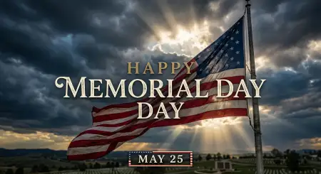 Memorial Day 2026 Dark Patriotic Wallpaper - Free Memorial Day 2026 Download