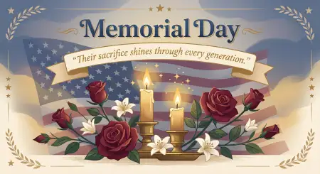 Free Memorial Day 2026 Memorial Tribute Vector Design Background Image Download