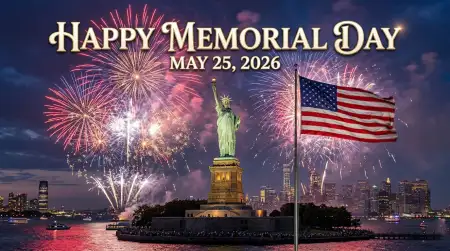 Memorial Day 2026 Patriotic Background - Free Background Download