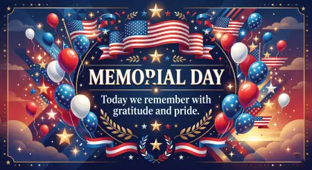 Free Memorial Day 2026 Stylish Patriotic Vector Art Background Image Download