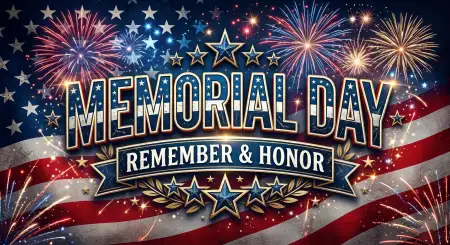 Memorial Day 2026 Transparent Background - Free Background Download