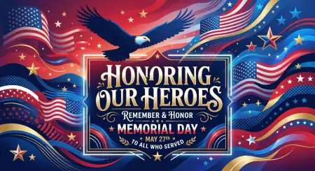 memorial day 2026 vector patriotic flyer templates