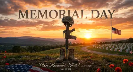 Memorial Day Greeting Card For Digital Download 2026 - Free Memorial Day Greeting Card 2026 Download