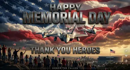 Memorial Day Greeting Card For Pinterest Pin 2026 - Free Memorial Day Greeting Card 2026 Download