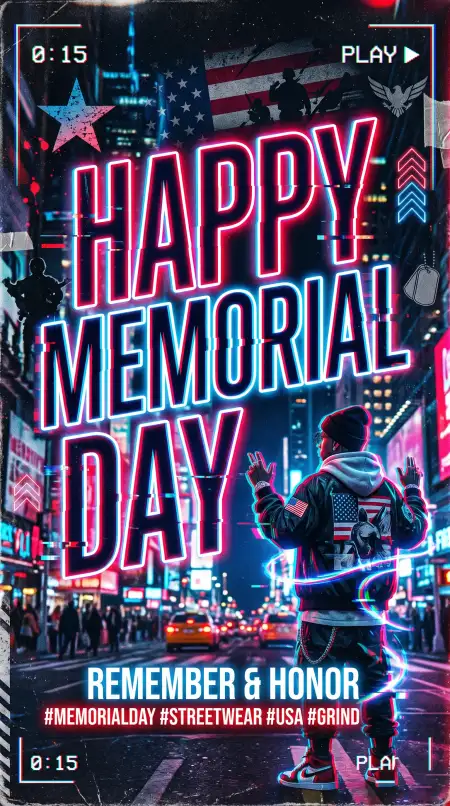 Memorial Day Greeting Card For Whatsapp Status 2026 - Free Memorial Day Greeting Card 2026 Download