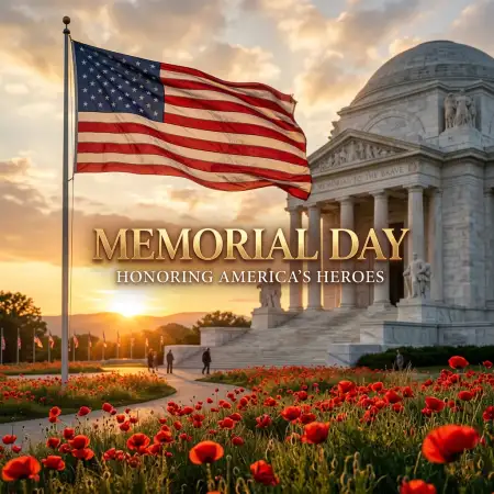 Memorial Day Greeting Card Wallpaper 2026 - Free Memorial Day Greeting Card 2026 Download