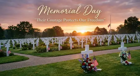 Memorial Day Greeting Card With Inspirational Quote 2026 - Free Memorial Day Greeting Card 2026 Download