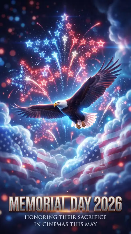 Memorial Day Greeting Card With Usa Celebration Artwork 2026 - Free Memorial Day Greeting Card 2026 Download