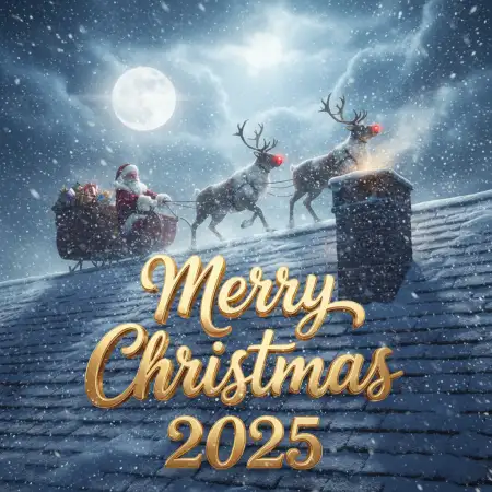 Merry Christmas 2025 Banner Design - Free Merry Christmas Download