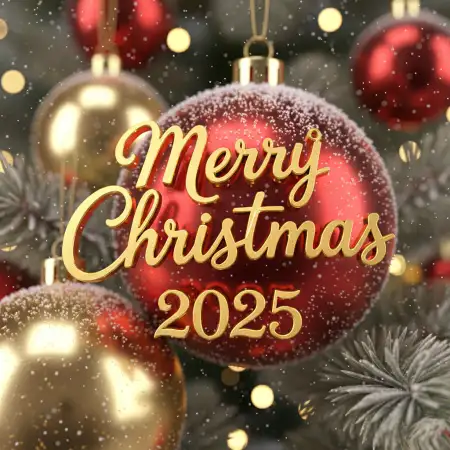 Merry Christmas 2025 Greeting Card - Free Merry Christmas Download
