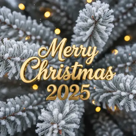 Merry Christmas 2025 Night Background - Free Merry Christmas Download
