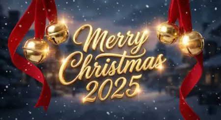 Merry Christmas 2025 Website Header Image - Free Merry Christmas Download