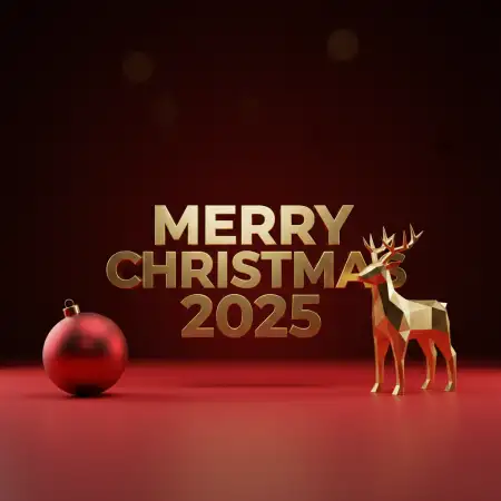 Merry Christmas 2025 Winter Background - Free Merry Christmas Download