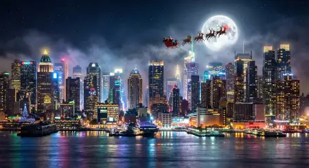 Free Merry Christmas 3d Render Background Ultra Detailed Background Download