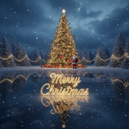 Merry Christmas 3d Text Png Download - Free Merry Christmas Download