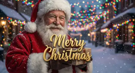 Merry Christmas 3d Text Png Free Download - Free Merry Christmas Download