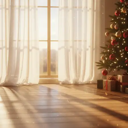 Free Merry Christmas Background Hd With Ornaments Background Download