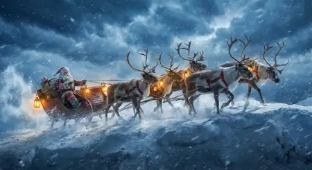 Free Merry Christmas Background With Fireplace Cozy Room Background Download