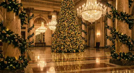 Free Merry Christmas Background With Frosted Glass Effect Background Download