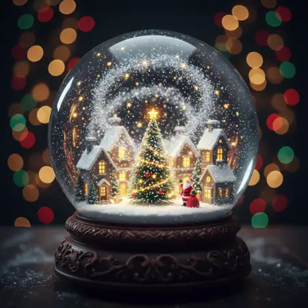 Free Merry Christmas Background With Reindeer Sleigh Background Download