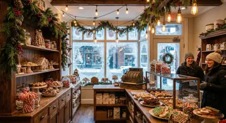 Free Merry Christmas Background With Santa Hat Elements Background Download