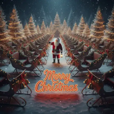 Merry Christmas Digital Greeting Design Psd - Free Merry Christmas Download