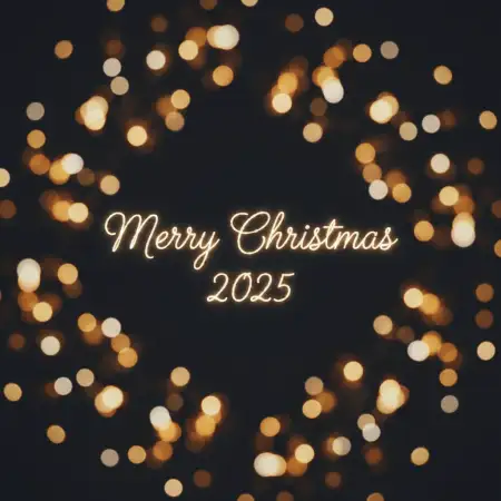 Free Merry Christmas Greetings 2025 For Boss Background Download