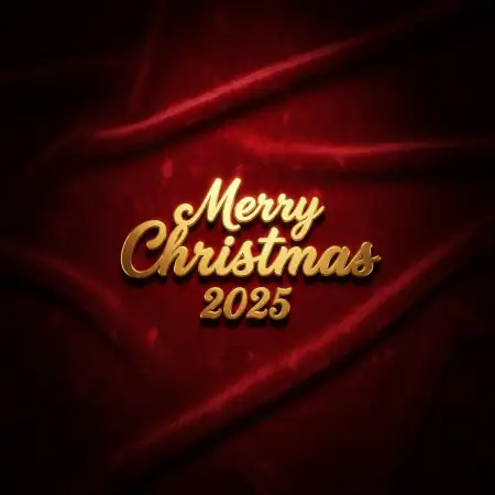 Free Merry Christmas Greetings 2025 For Business Promotion Background Download