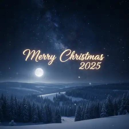 Free Merry Christmas Greetings 2025 For Facebook Background Download
