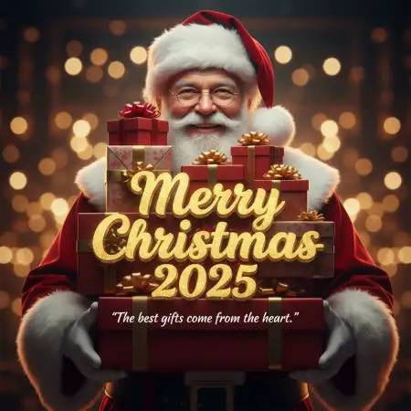 Free Merry Christmas Greetings 2025 For Friends And Family Background Download