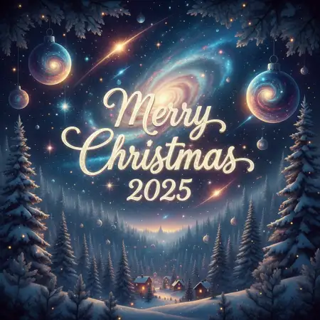 Free Merry Christmas Greetings 2025 For Kids Background Download