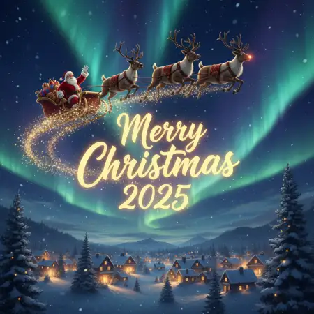 Free Merry Christmas Greetings 2025 For Whatsapp Background Download