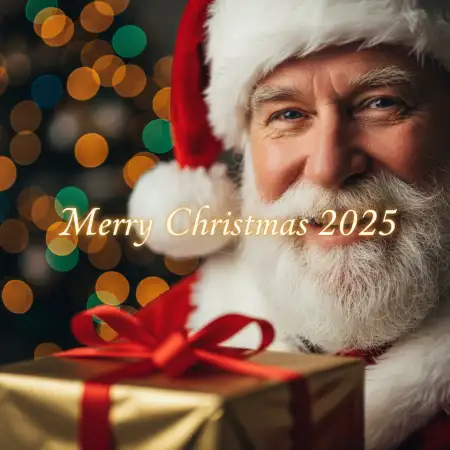 Free Merry Christmas Greetings 2025 Hd Png Background Download