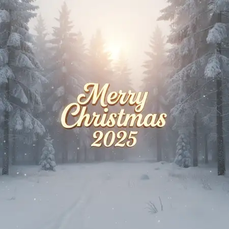 Free Merry Christmas Greetings 2025 Love Messages Background Download