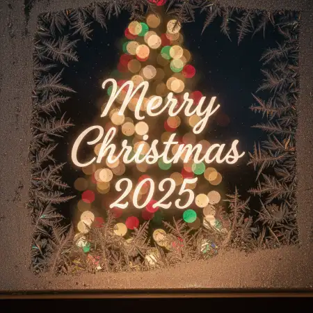 Free Merry Christmas Greetings 2025 Marketing Messages Background Download