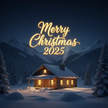 Free Merry Christmas Greetings 2025 Peace And Joy Wishes Background Download