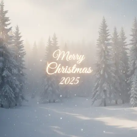 Free Merry Christmas Greetings 2025 Professional Background Download