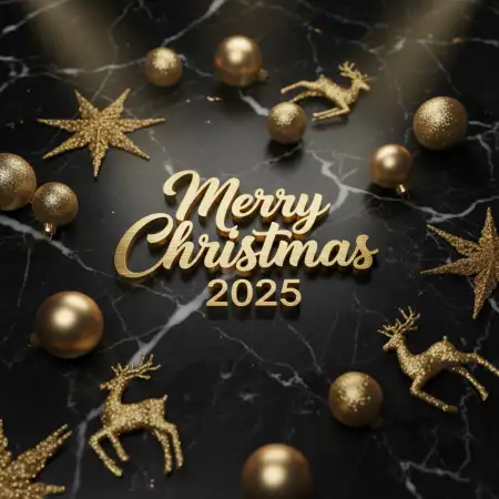 Free Merry Christmas Greetings 2025 Status Background Download