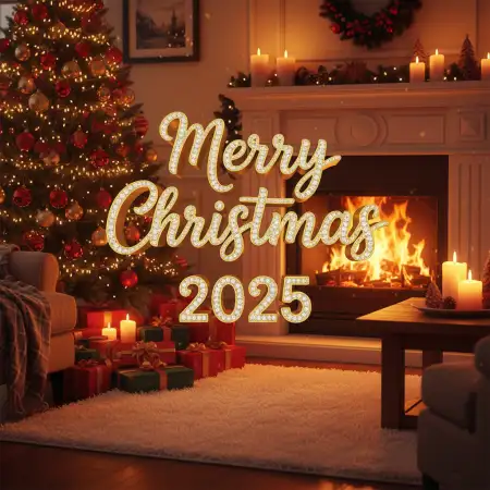 Free Merry Christmas Greetings 2025 Usa Uk Canada Background Download