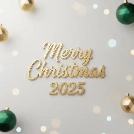 Free Merry Christmas Greetings 2025 Wallpaper Hd Background Download