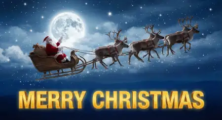 Free Merry Christmas Red Gradient Background Hd Background Download