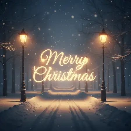 Free Merry Christmas Wishes Banner Background Download
